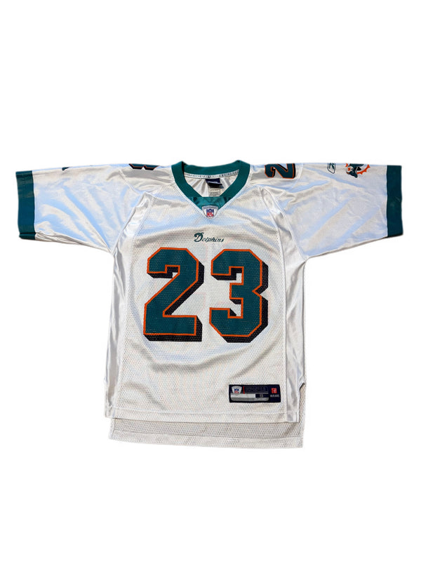 RETRO REEBOK RONNIE BROWN #23 MIAMI DOLPHINS ON FIELD JERSEY