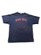 RETRO MAJESTIC JOHNNY DAMON BOSTON RED SOX NAVY JERSEY TEE
