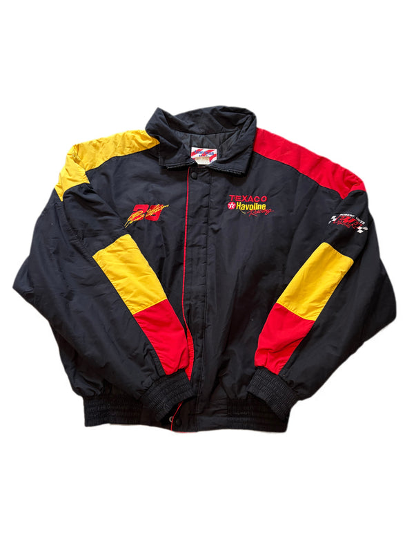 VINTAGE 1990'S ERNIE IRVAN #28 TEXACO HAVOLINE NASCAR JACKET