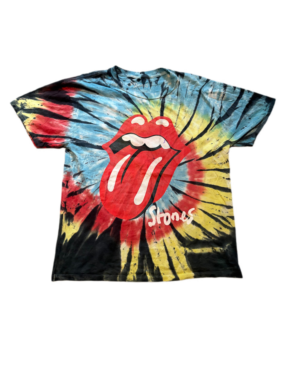 AUTHENTIC ROLLING STONES TIE DYE NO FILTER TOUR TEE