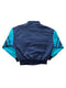 VINTAGE MBA AQUA CLASS FULL ZIP BUTTON UP WINDBREAKER JACKET