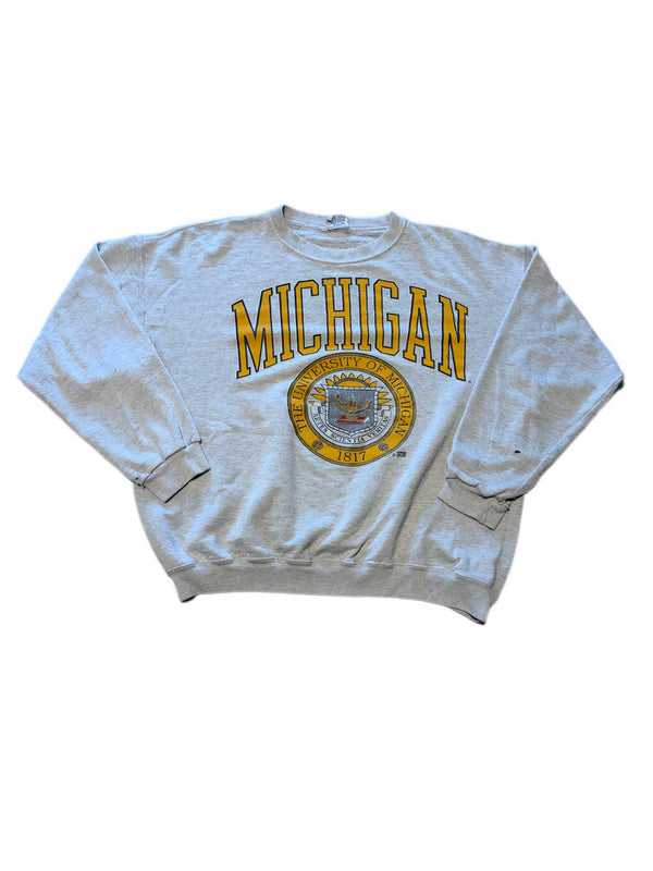 VINTAGE UNIVERSITY OF MICHIGAN PULLOVER SWEATER