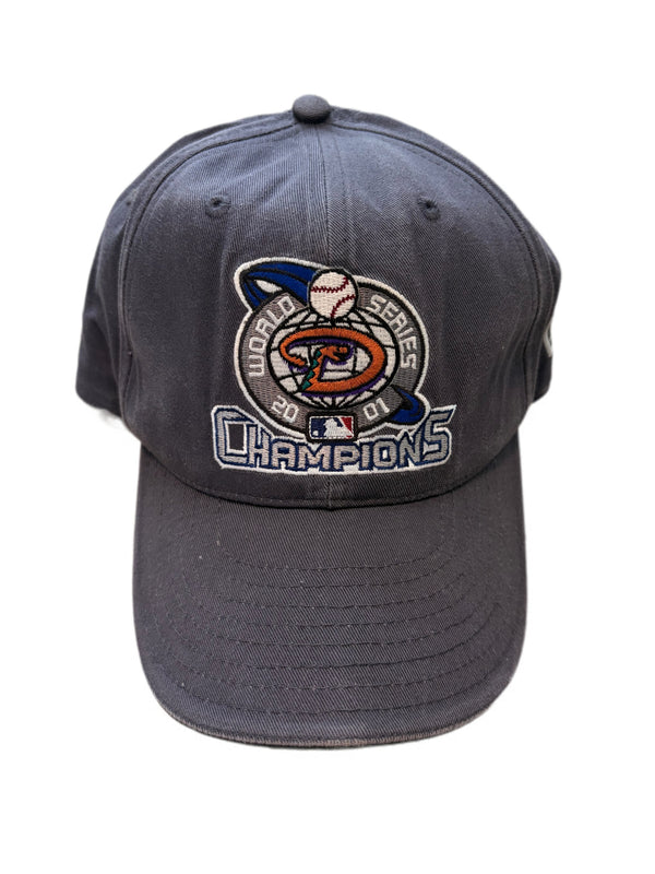 RETRO NEW ERA ARIZONA DIAMONDBACKS 2001 WORLD SERIES CHAMPIONS STRAPBACK HAT