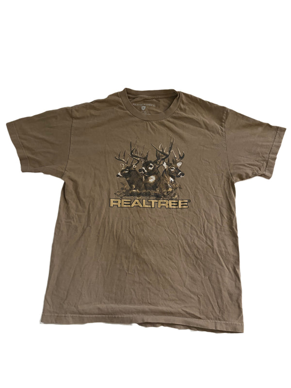 VINTAGE REALTREE DEER SADDLEBRED HUNTING TEE
