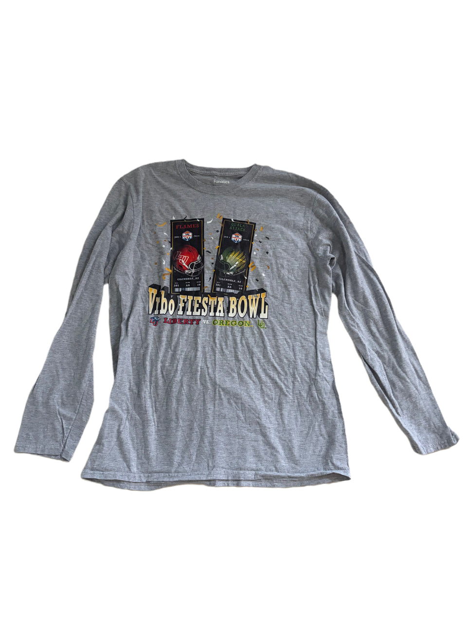 FANATICS VRBO FIESTA BOWL LIBERTY VS OREGON LONG SLEEVE SHIRT