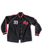 ACTIVE DIVISION ROCAWEAR VARSITY JACKET PATCHED SLEEVE