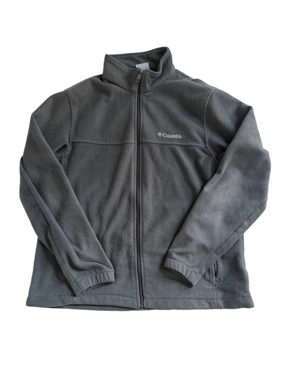 GREY COLUMBIA STEENS MOUNTAIN FULL ZIP FLEECE JACKET