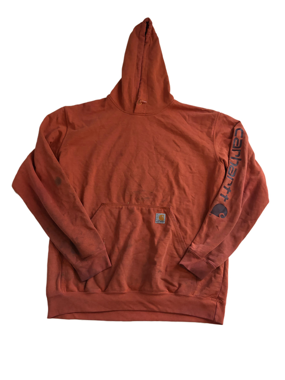CARHARTT LOOSE FIT CONTRAST LOGO HOODIE