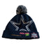 NEW DALLAS COWBOYS 5X SUPER BOWL PATCHES ADULT SIZE KNIT BEANIE