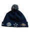 NEW DALLAS COWBOYS 5X SUPER BOWL PATCHES ADULT SIZE KNIT BEANIE