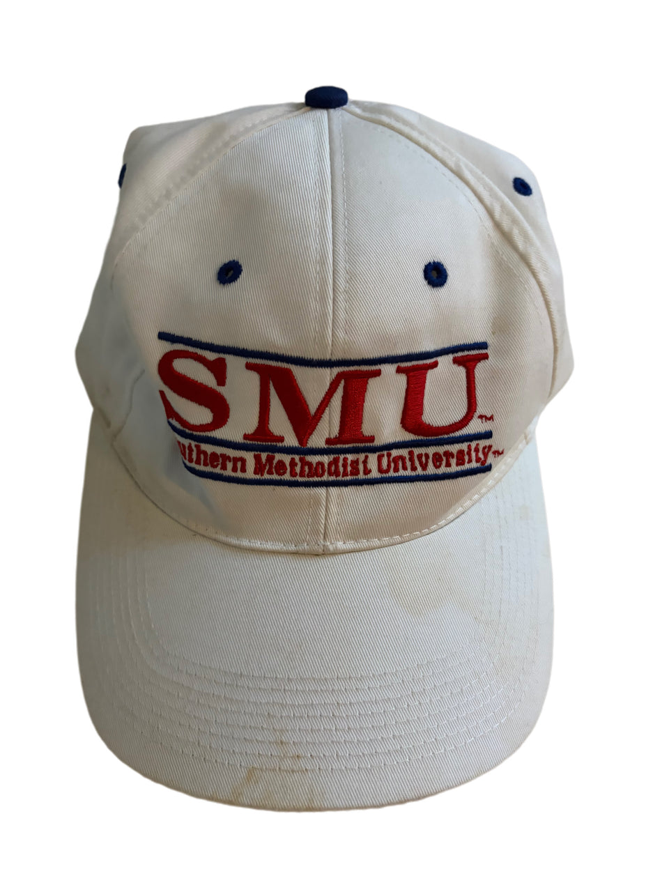SMU MUSTANGS THE GAME CLASSIC BAR STRUCTURED ADJUSTABLE HAT