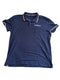 BEN SHERMAN COLLARED POCKET BLUE RED WHITE TRIM POLO