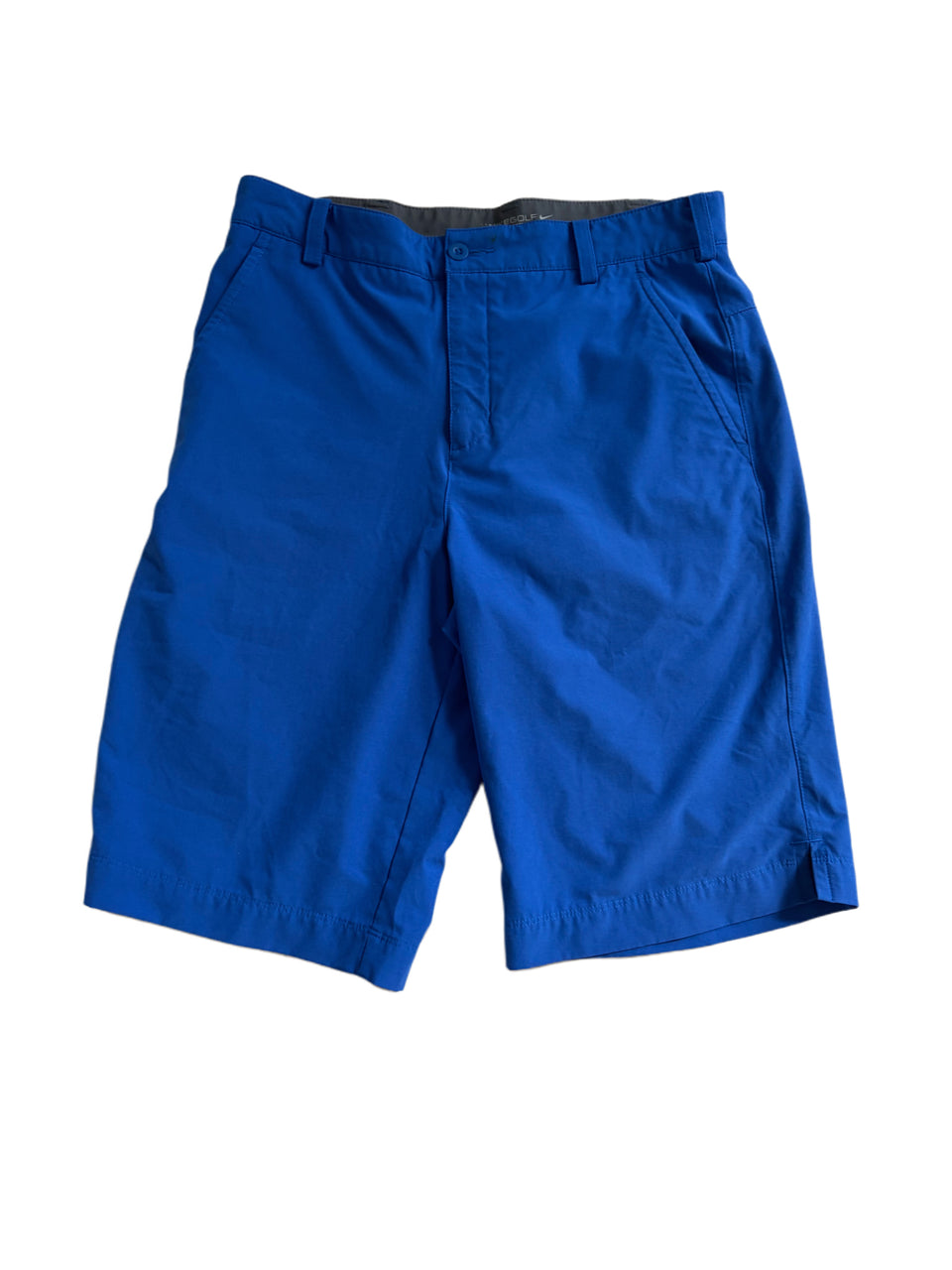 NIKE GOLF TOUR PERFORMANCE BLUE DRI FIT SWOOSH SHORTS