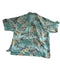 BERMUDA BAY HAWAIIAN ALOHA SILK FLORAL TROPICAL PATTERN BUTTON UP SHIRT