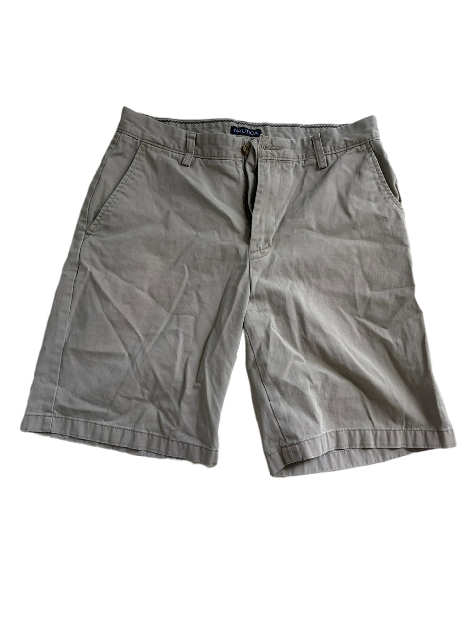 TAN NAUTICA COTTON CHINO SHORTS