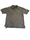 OLIVE GREEN BRITCHES GREAT OUTDOORS ALL OVER EMBROIDERED FLY FISHING LURE PATTERN POLO SHIRT