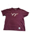 COLOSSEUM ATHLETICS MAROON DISTRESSED VIRGINIA TECH VT LOGO SHIRT