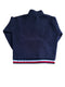 TOMMY HILFIGER SPORT NAVY BLUE QUARTER ZIP SHERPA