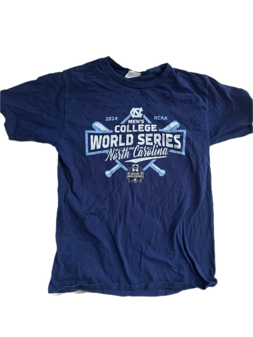NORTH CAROLINA TAR HEELS COLLEGE WORLD SERIES 2024 BASEBALL SHIRT