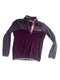 WOMEN'S COLUMBIA STEENS MOUNTAIN QUARTER SNAP PLUM AND PINK COLORBACK DESIGN FLEECE
