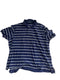 POLO RALPH LAUREN NAVY BLUE WHITE STRIPED POLO SHIRT
