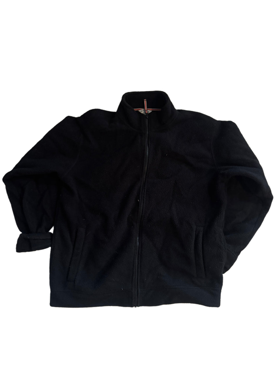 BLACK ORVIS HEAVYWEIGHT FULL ZIP FLEECE JACKET