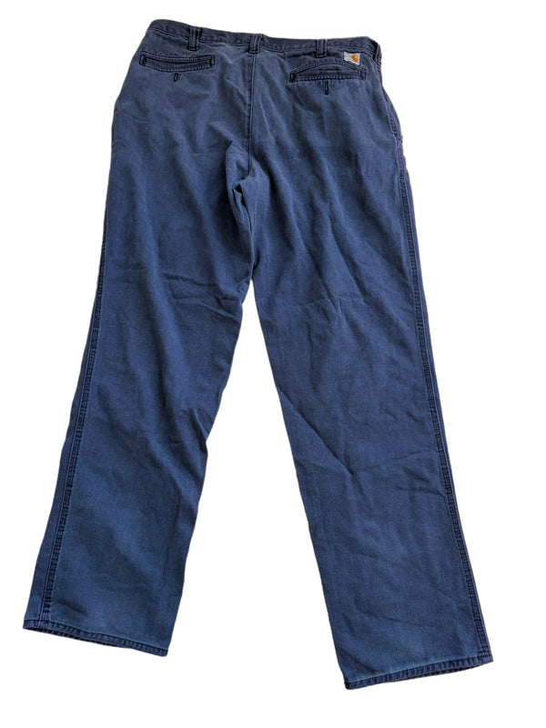 VINTAGE BLUE CARHARTT STRAIGHT LEG WORK PANTS