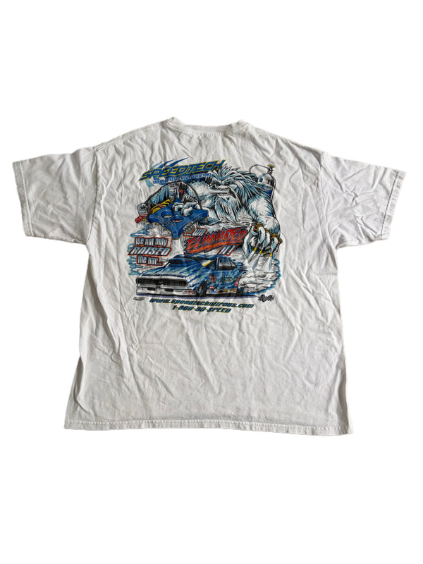 VINTAGE 2004 SPEEDTECH INNOVATIVE NITROUS SOLUTIONS GRAPHIC SHIRT