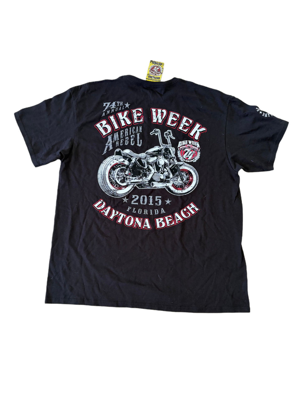 2015 DAYTONA BEACH FLORIDA BIKE WEEK GRAPHIC DESIGN SHIRT