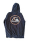 QUIKSILVER ROLLING CIRCLE INSIGNIA BLUE HOODIE