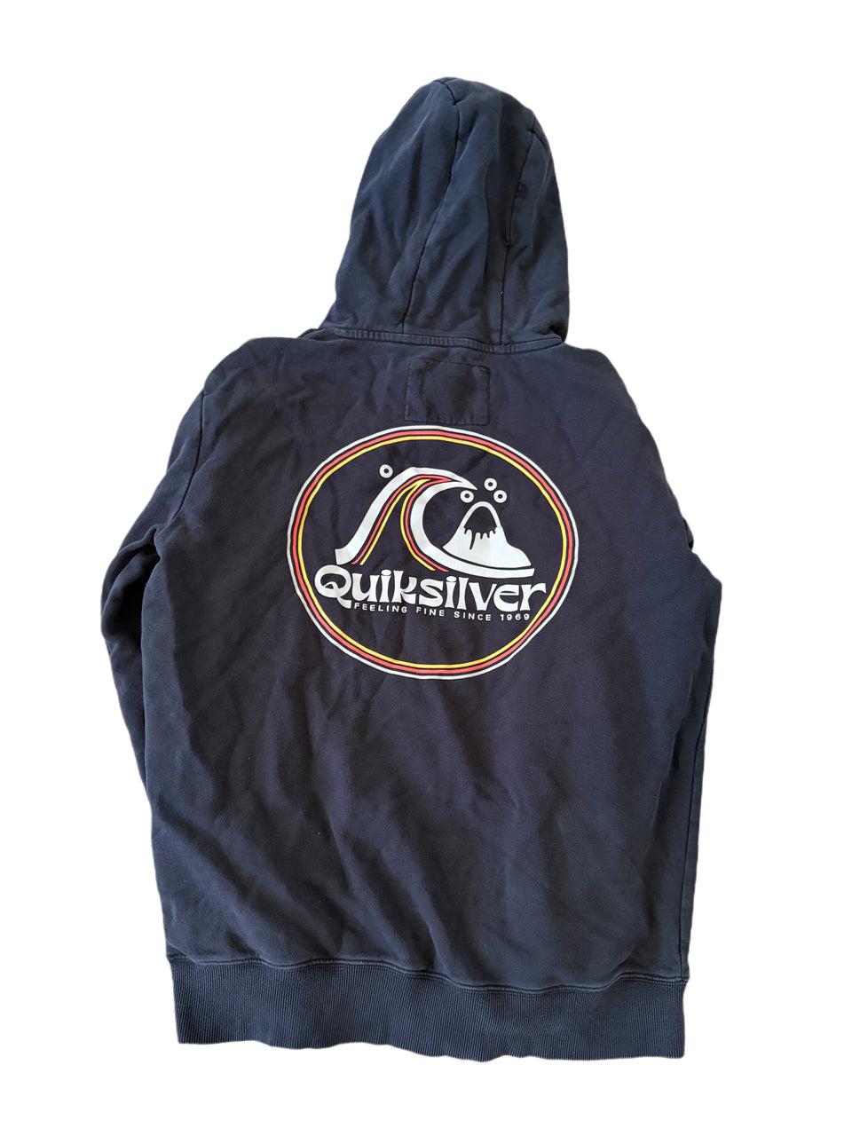 QUIKSILVER ROLLING CIRCLE INSIGNIA BLUE HOODIE