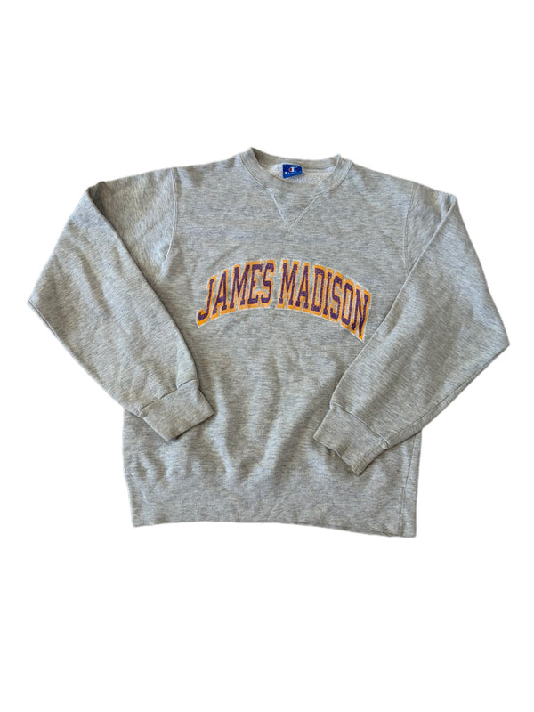 VINTAGE REVERSE WEAVE CHAMPION JAMES MADISON UNIVERSITY CREWNECK