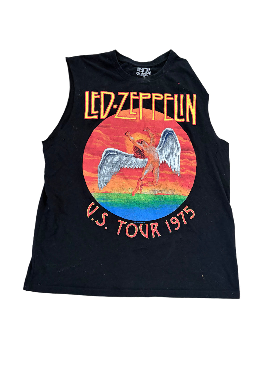 LED ZEPPELIN U.S TOUR 1975 ICARUS GRAPHIC TANK TOP