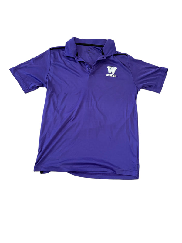WOMEN'S COLOSSEUM ATHLETICS WASHINGTON HUSKIES PURPLE POLO
