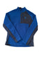 SPYDER GAIT KNIT BLUE TEXTURED QUARTER ZIP JACKET