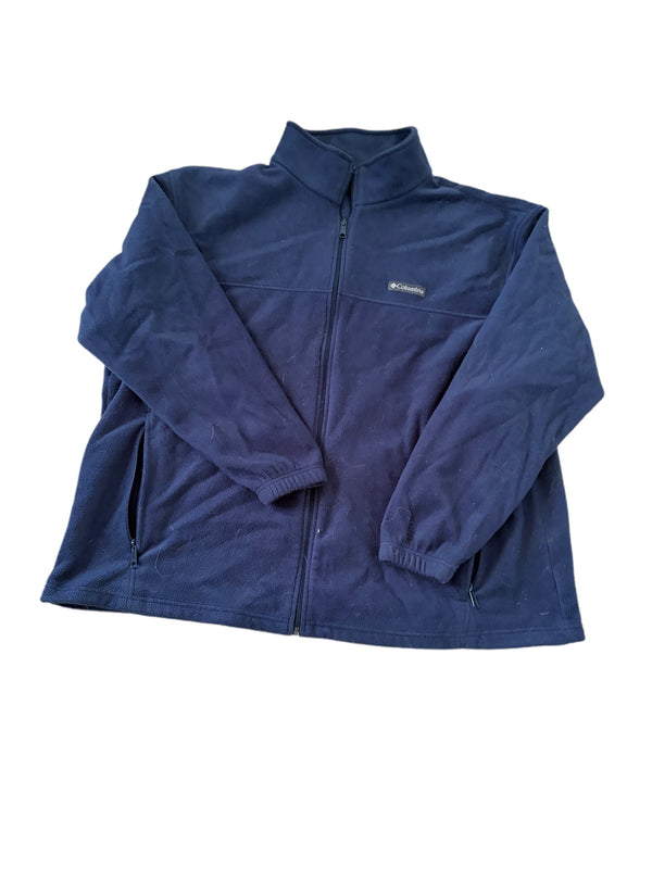 NAVY BLUE COLUMBIA STEENS MOUNTAIN FULL ZIP FLEECE JACKET