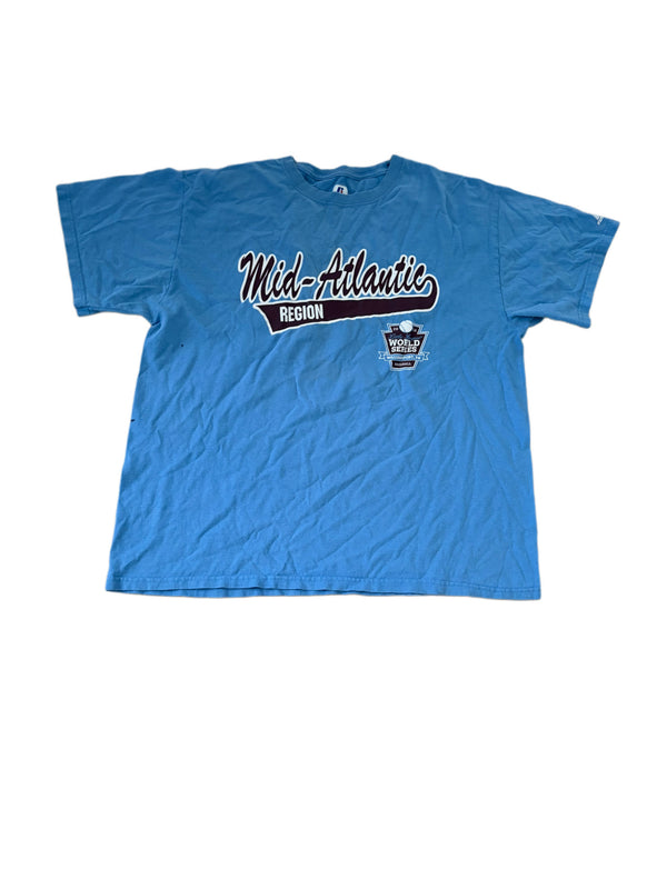 LIGHT BLUE LLWS 2014 MID ATLANTIC REGION SHIRT