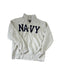 GEAR FOR SPORTS GREY NAVY QUARTER ZIP EMBROIDERED SWEATER