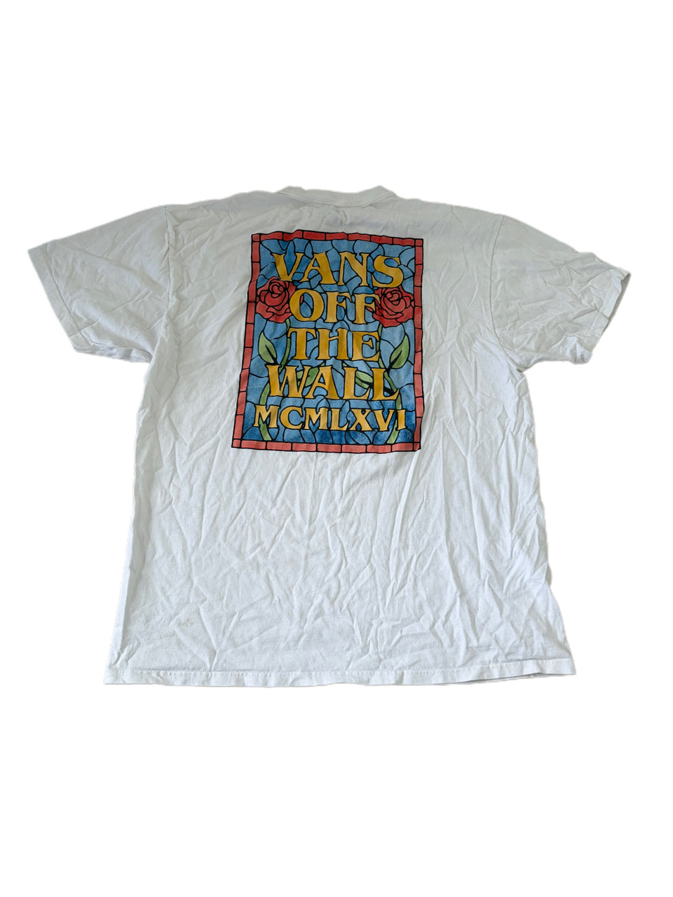 VANS STAIN GLASS GRAPHIC SCENE SHIRT
