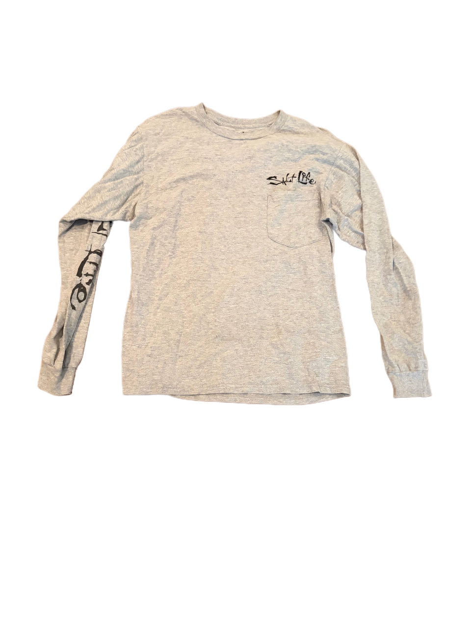 SALT LIFE RED WHITE DIVE LONG SLEEVE GRAPHIC SHIRT