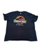 BLACK JURASSIC PARK LIFE FINDS A WAY GRAPHIC SHIRT