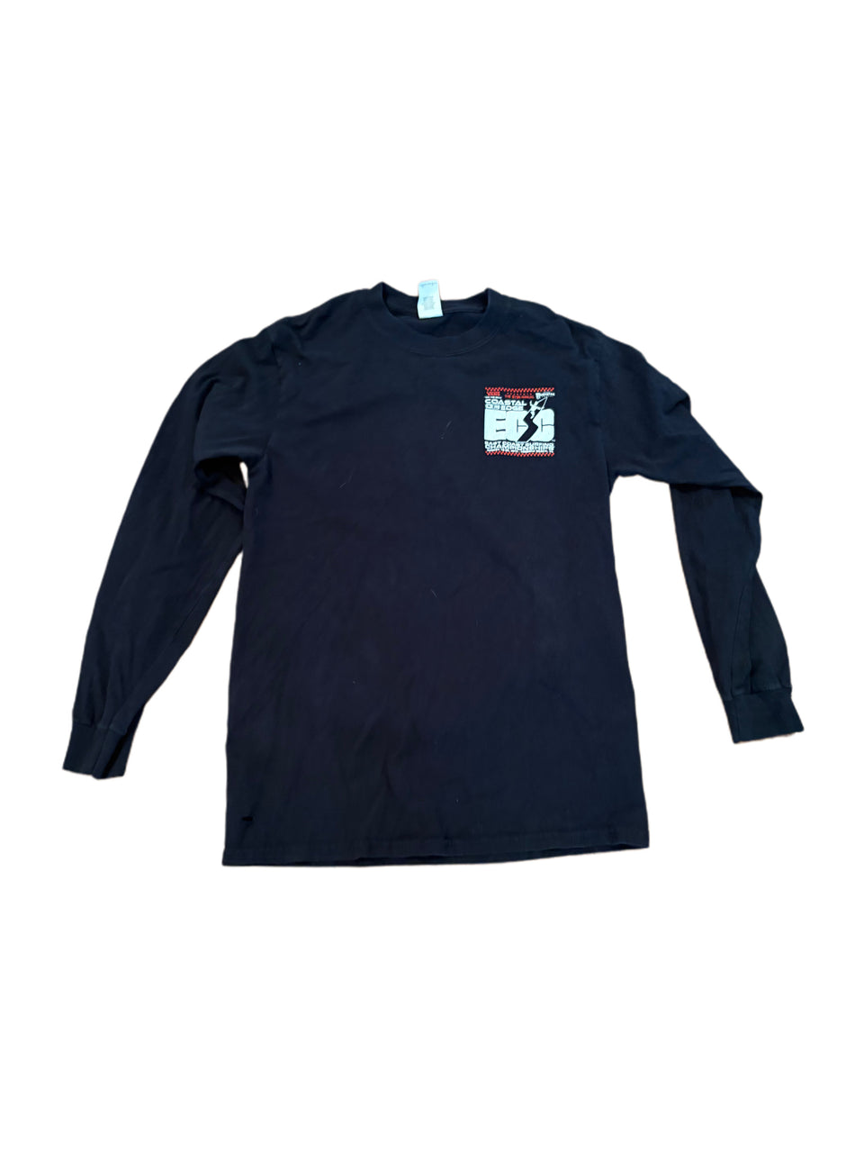 BLACK LONG SLEEVE 2019 COASTAL EDGE EAST COAST SURFING CHAMPIONSHIP VIRGINIA BEACH GRAPHIC SHIRT