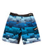 HURLEY PHANTOM 3D ABSTRACT GEOMETRIC CUBE BOARDSHORTS