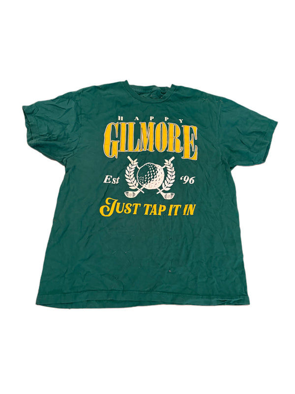 HAPPY GILMORE JUST TAP IT IN GRAPHIC GOLF SHIRT