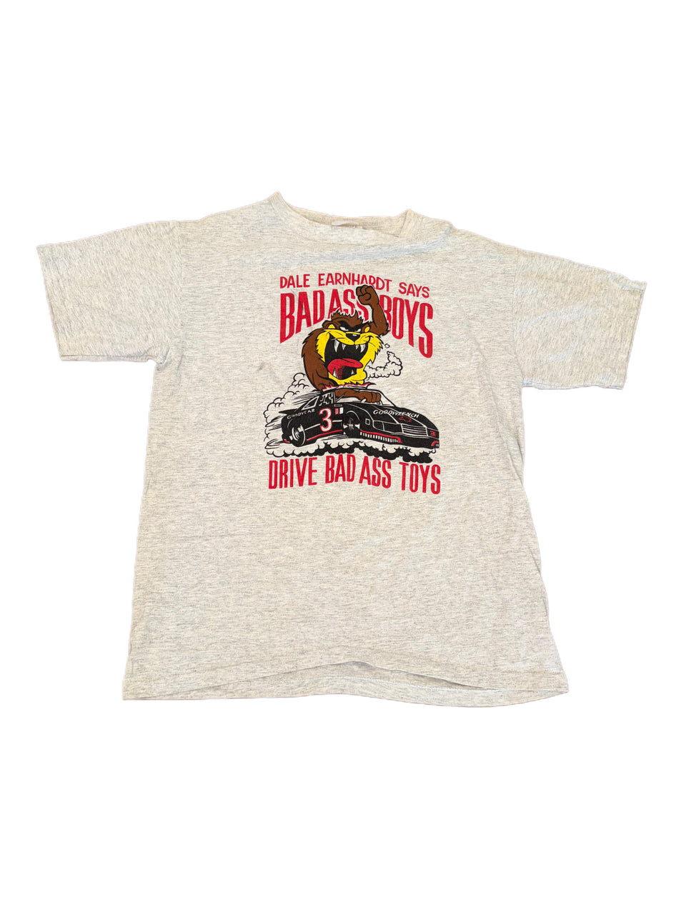 VINTAGE 90'S DALE EARNHARDT NASCAR RACING TASMANIAN DEVIL GRAPHIC SHIRT