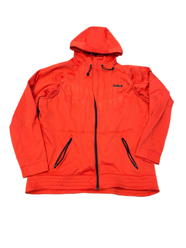 NIKE LEBRON JAMES FULL ZIP THERMA FIT MATERIAL HOODIE