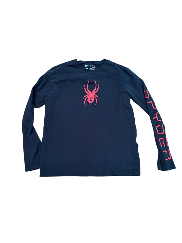 BLACK SPYDER CARVE BIG BUG LONG SLEEVE GRAPHIC SHIRT