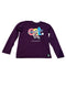 VINTAGE HEAVYWEIGHT EAT SUPERCROSS PURPLE GRAPHIC LONGSLEEVE SHIRT