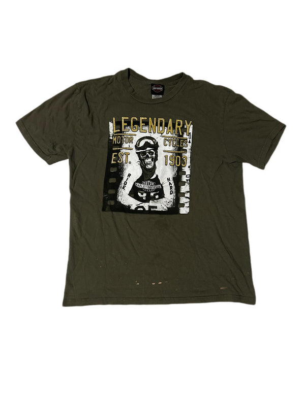 RETRO HARLEY DAVIDSON LEGENDARY TWISTER CITY GRAPHIC TEE