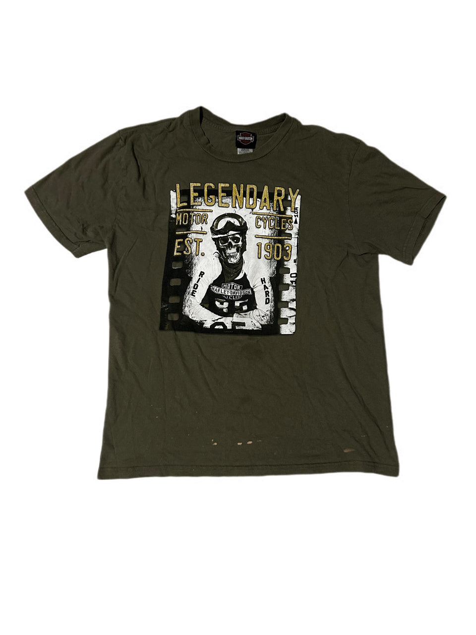 RETRO HARLEY DAVIDSON LEGENDARY TWISTER CITY GRAPHIC TEE